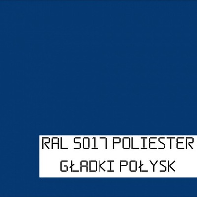 Farba proszkowa RAL 5017 Poliester Gładki Połysk