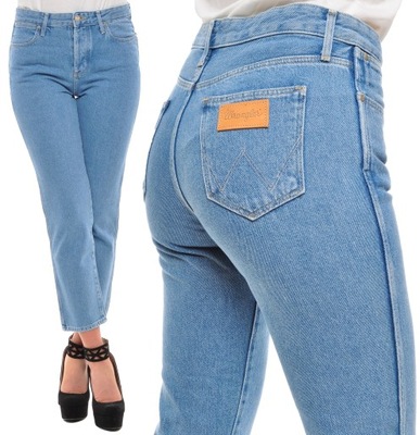 WRANGLER spodnie jeans CROPPED STRAIGHT W29