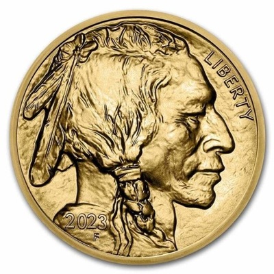 Złota moneta 1 uncja 50 dolarów amerykański Bizon