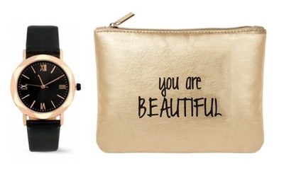 YVES ROCHER - damski zegarek + kosmetyczka gratis