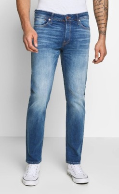 JACK&JONES PROSTE JEANSY NIEBIESKIE 32/32 1M6A