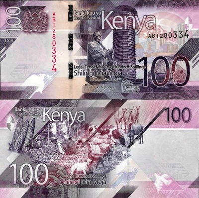 Kenia 2019 - 100 shillings - Pick NEW UNC