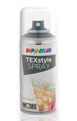 Farba do tkanin 150ml SPRAY CZARNY ubrań koszulek