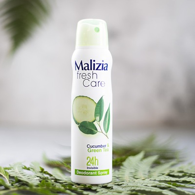 Malizia Ogórek i zielona herbata dezodorant w sprayu 150ml Włochy