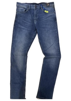 Versace Jeans spodnie A2GTB0K0 60383 904 niebieski 31