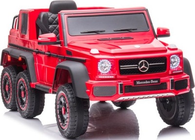 MERCEDES G63 JEEP ELEKTRYCZNY 6 KÓŁ 6x45W PILOT