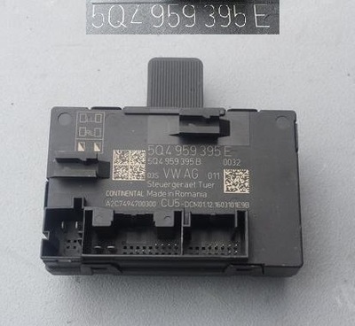 Audi vw блок управления модуль дверь 5q4959395e фото №1