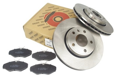 Тормозные диски 305mm i тормозные колодки перед renault trafic ii фото №1