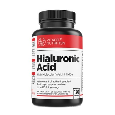 VITAFIT KWAS HIALURONOWY 180MG 120 KAPS HIALURONIC ACID