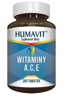 Humavit V drożdże piwne z witaminami A C E x200