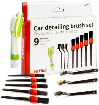 ZESTAW DETAILINGOWY DO CZYSZCZENIA SAMOCHODU AMiO