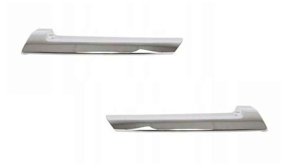 Молдинг решётка хром левая subaru impreza xv 2011- фото №1