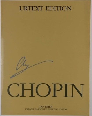 Chopin urtext edition Jan Ekier