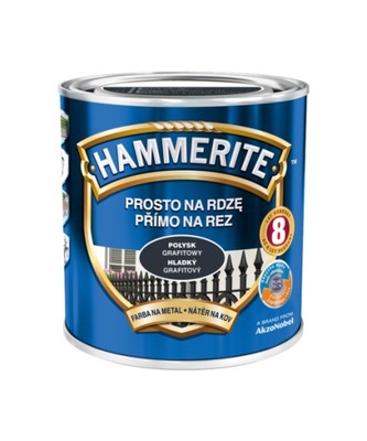 Hammerite Prosto na Rdzę GRAFIT Połysk 2,5 L