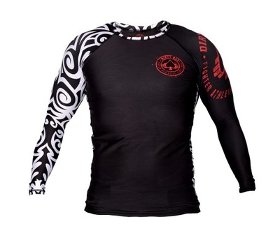 KOSZULKA RASHGUARD MĘSKI LONG FIGHTER ATHLETIC RG1LS rozmiar XXL