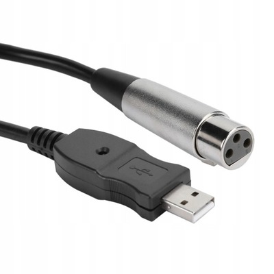 Mikrofon Mic Link Kabel Adapter Kabel USB do XLR