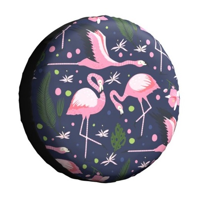 FLAMINGO BIRD SPARE TIRE COVER PARA JEEP MITSUBISHI  