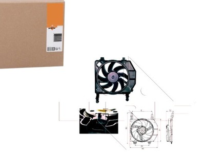 Вентилятор радіатора [nrf] фото №1