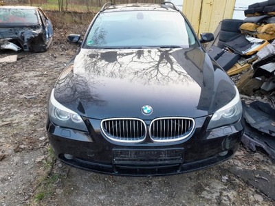 BMW 5 E60 ПЕРЕД КОМПЛЕКТНЫЙ 668 /9 SCHWARZ 2 БАМПЕР ПАНЕЛЬ КАПОТ КСЕНОН