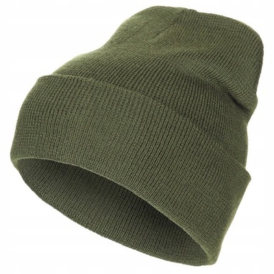 Czapka MFH Watch Hat Wool - oliwkowa