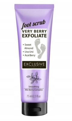 Exclusive Foot scrub verry berry Peeling do stóp jagodowy 75ml