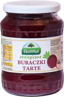 Buraczki tarte BIO 680 g EkoWital