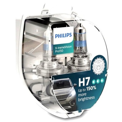 LUCES PHILIPS H7 X-TREME VISION PRO150 +150% 55W  