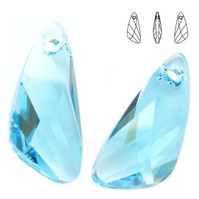 6690 MM 23 Swarovski Wing AQUAMARINE