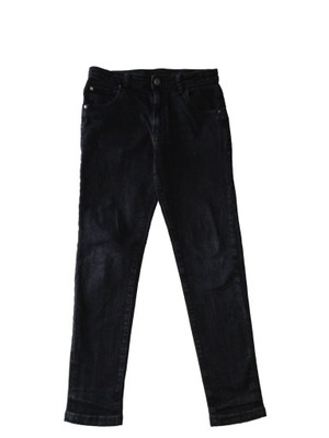 GEORGE Czarne spodnie jeansowe roz 140-146 cm