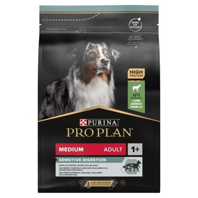 PURINA PRO PLAN Adult Medium Sensitive Digestion Lamb - sucha karma dla psa