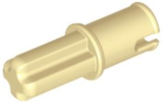 LEGO TECHNIC PIN BEŻOWY PIASKOWY 3749 ZA 5 SZT