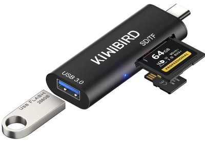 Czytnik kart SD/Micro SD USB 3.0 - USB C HUB OTG