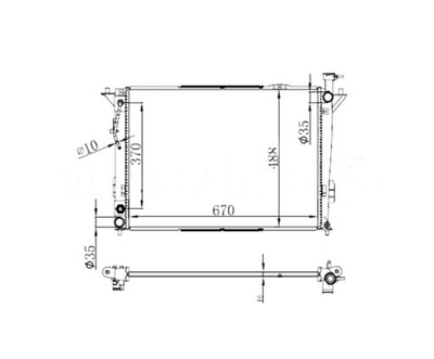 РАДИАТОР HYUNDAI IX35 10- 253102S550