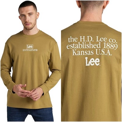 Męski longsleeve Lee LS LOGO LOOSE TEE L