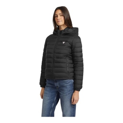 GUESS DÁMSKA BUNDA GJ HOODED PUFFER ČIERNA r.L