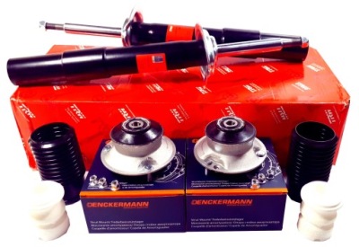 Амортизаторы + подушка + защита + отбойники bmw e60/e61 525d 530d фото №1