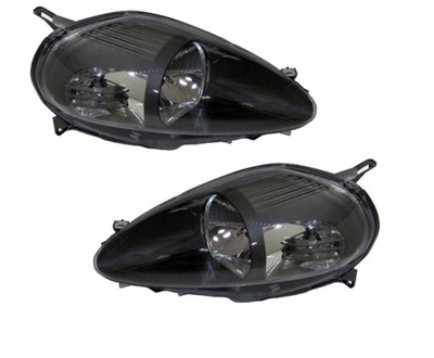 Fiat grande punto sport 2005-2008 фари лампа передня ліва + права фото №1