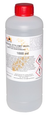 ALKOHOL ETYLOWY ETANOL SPIRYTUS 99,9% 1000ml 1L