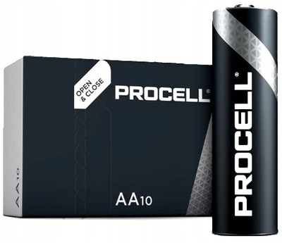 10x Bateria alkaliczna DURACELL PROCELL R6 AA 1,5V