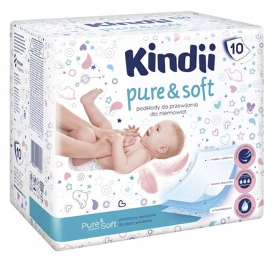 CLEANIC Podkłady dla niemowląt pure&soft 10szt