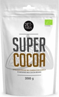 Ziarno kakaowca puder BIO 200 g Diet Food