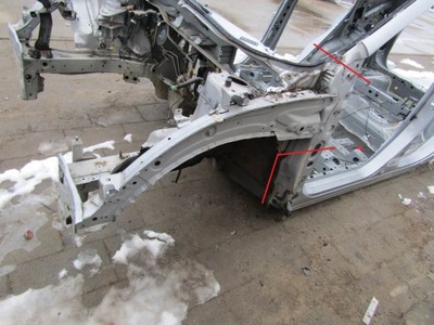 Honda cr-v v 19r лонжерон ліва чверть перед передня фото №1