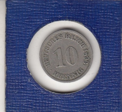 Niemcy-Cesarstwo 10 Pfennig 1896 J