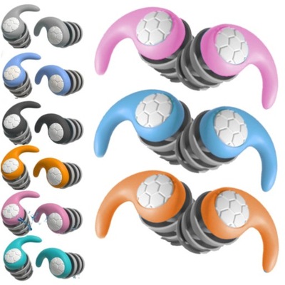 ZATYCZKI DO USZU STOPERY DO SPANIA SŁUCHU WKŁADKI WYCISZAJĄCE NA BASEN 3X