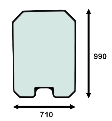 СТЕКЛО ПЕРЕДНЯЯ JCB 160HF 170HF 180T 190HF 190T 1110F 1110HF 1110T 1110THF