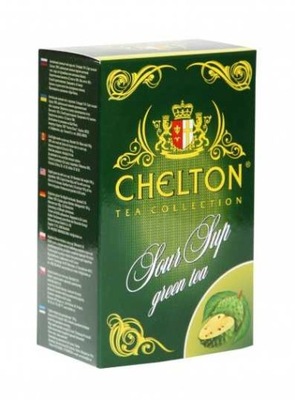 Herbata Chelton zielona SOUR SUP /graviola/flaszowiec 100g kartonik