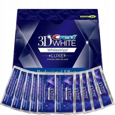 Paski Wybielające Crest 3D White Luxe Professional Effects x20 (10saszetek)