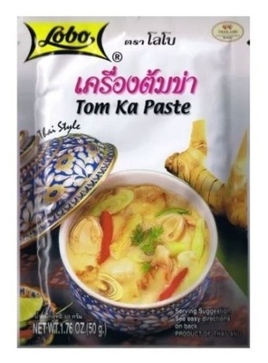 LOBO Tom Ka Paste Pasta Tajska Zupa Kokosowa Koncentrat Baza Do Zupy 50g