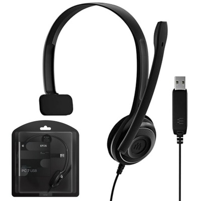 SŁUCHAWKI Z MIKROFONEM SENNHEISER EPOS PC 7 USB