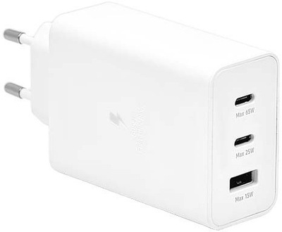 SZYBKA ŁADOWARKA SIECIOWA KOSTKA ZASILACZ 3xUSB 65W TYP C PD QC 3.0 MOCNA